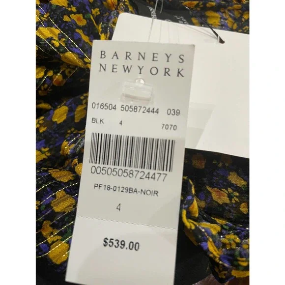 Ulla Johnson Fantine Silk Midi Floral Ruffle Tiered Dress Size 4 New with Tags - Picture 8 of 8